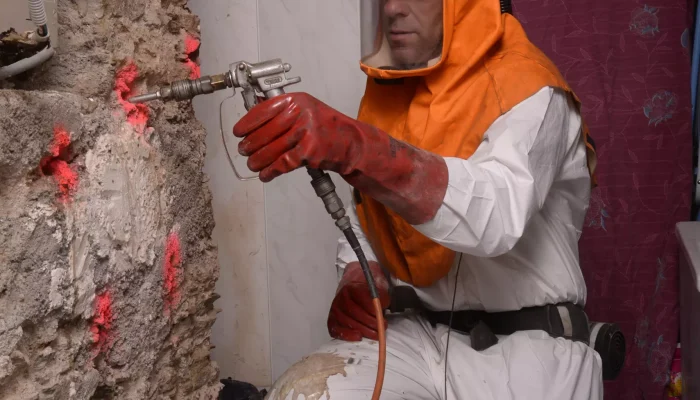 Réalisation d'un traitement de mérule en Vendée par OCPC